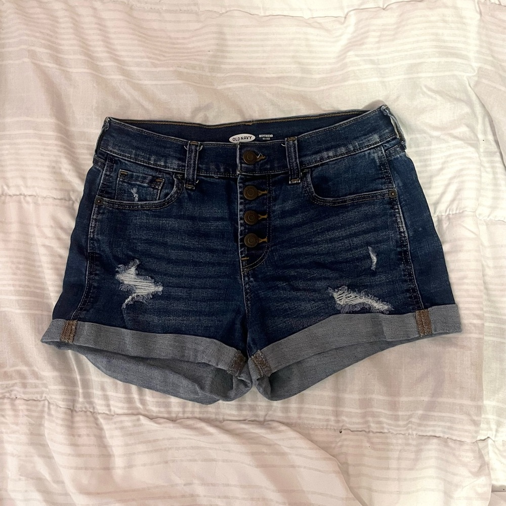 Old Navy Dark Blue Jean Shorts